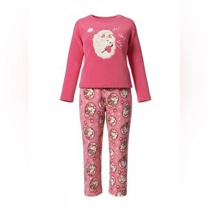 Angels Pink Santa Kids Pajama Set